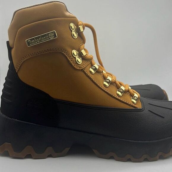 Timberland TBL Edge TB-0A5N88-231 Wheat Waterproof Shell‎ Toe Boots NWB Men 9.5 - Picture 2 of 12